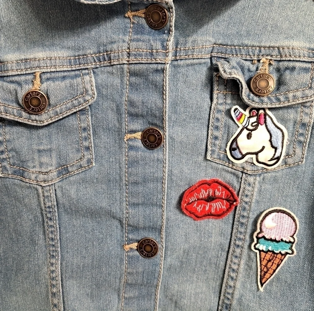 Carter's Denim Button Up Jacket     Size 8